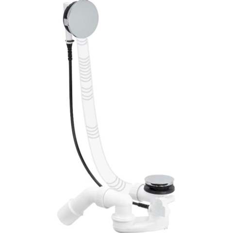 Villeroy & Boch Aveo new generation Aveo bad - vrijstaand - 190x95 randloos - met afvoer overloop - glans wit GA26008