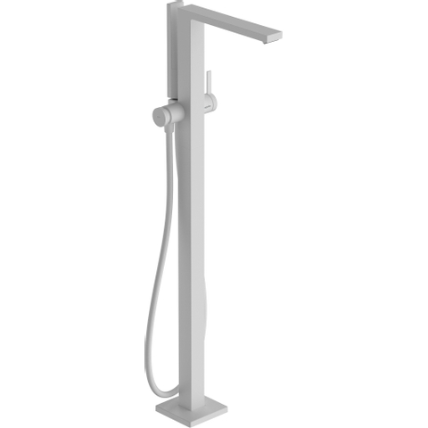 Hansgrohe Tecturis E Eengreeps badmengkraan vloermontage - vrijstaand - mat wit SW918409