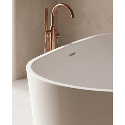 ZEZA Pure baignoire îlot - 170x80x58cm - acrylique - blanc mat SW962844