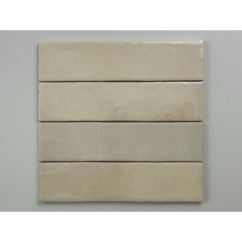 ÉCHANTILLON Terravito Mellina Carrelage mural en céramique - 6x24,6cm - 8mm - Beige SW1441118