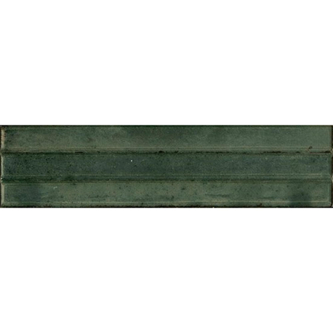 Ceralto Pavero Urban Wandtegel - 6x24cm - 13.5mm - Oliva - restpartij 4 dozen - OUTLET UDEN STORE44309