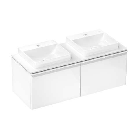 Hansgrohe Xelu Q wastafel - 50x48x8cm - 1 kraangat - inbouw - wit SW996226