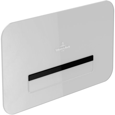 Villeroy & Boch Viconnect bedieningsplaat - 269x161mm infra - Glass White (glans wit) SW644104