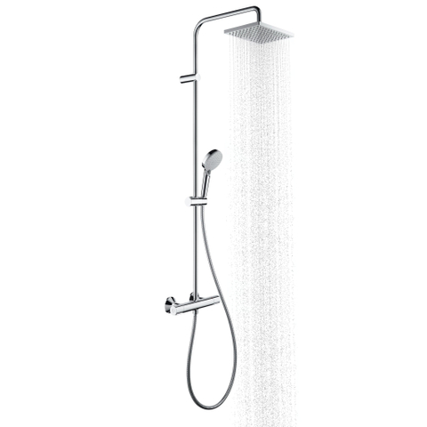 Hansgrohe vernis shape tuyau de douche avec thermostat noir mat SW647132