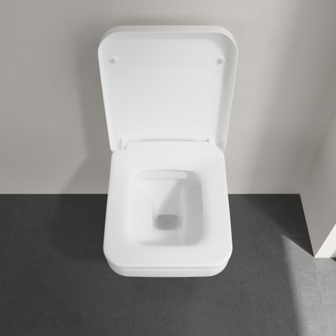 Villeroy & Boch Architectura Omnia Architecturacombi pack - met wandcloset - diepspoel DirectFlush - met zitting - met softclose - White Alpine (glans wit) 0124871