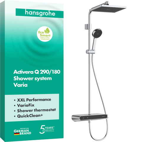 Hansgrohe Activera Q colonne de douche - 29cm - thermostatique - chromé SW1566638