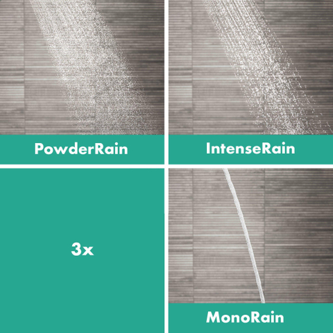 Hansgrohe Pulsify select s - handdouche 10.5cm - 3jet activation - ecosmart - mat zwart SW651023