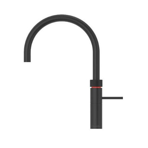 Quooker Fusion Round kokendwaterkraan - draaibare uitloop - Combi incl. Cube reservoir - Warm / kokend / bruisend / gefilterd water - Zwart SW299762