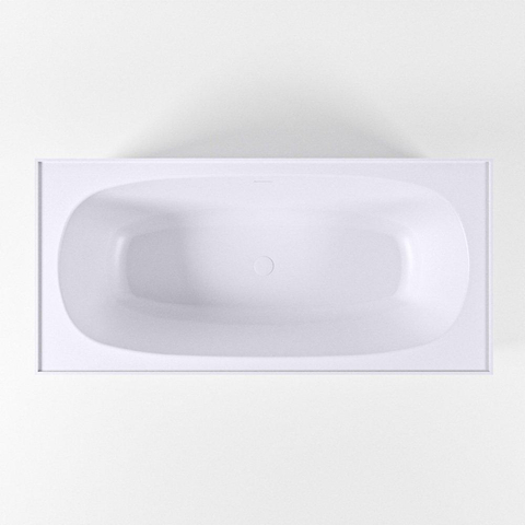 MONDIAZ FREEZE Baignoire îlot - 180x85cm - Cale SW491486