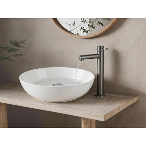 FugaFlow Eccelente Sobrado Fonteinkraan - verhoogd - opbouw - gunmetal SW1590124