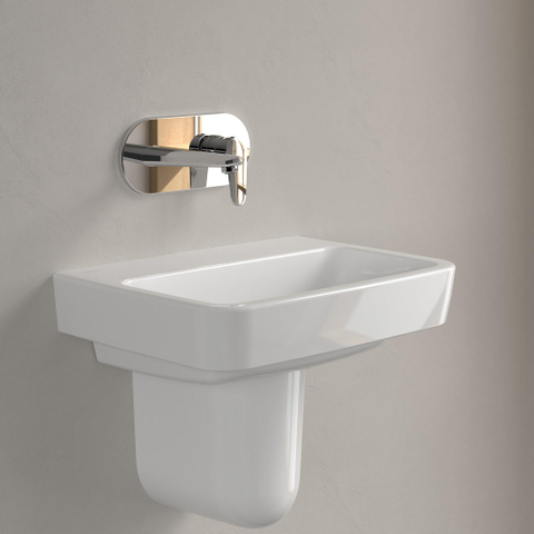 Villeroy & Boch O.novo fontein - 50x37cm - zonder kraangat - zonder overloop - White Alpine (glans wit) SW448489