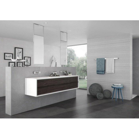 ÉCHANTILLON Terravito Urbano carrelage murale - 30x90cm - 10.5mm - rectifié - effet béton - gris mat SW736278