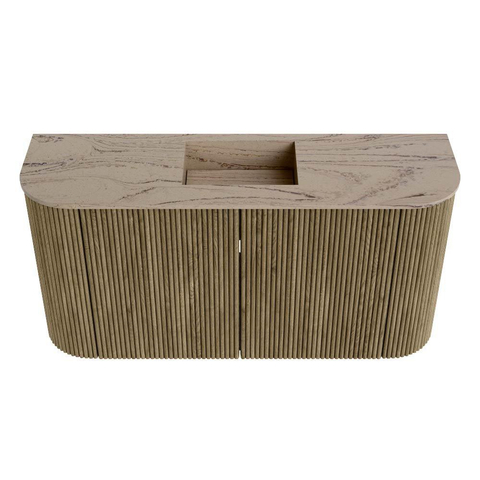 Mondiaz JOYA-DLUX 83.2cm toiletmeubel - ronding links en rechts kleur Dusk - Wastafel FAYE positie Midden Zonder kraangat kleur Arena. SW1425783
