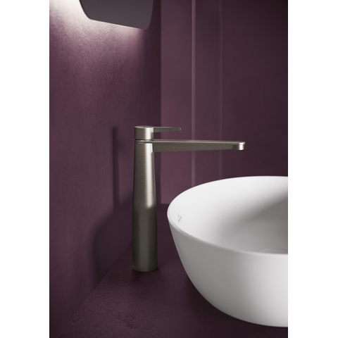 Villeroy & Boch Artis opzetwastafel ovaal - 61x41x12.5cm CeramicPlus - zonder kraangat - zonder overloop - Stone White (mat wit) SW209529