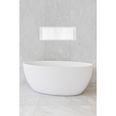 Hotbath &MORE Inbouwbox of inbouwnis - 30x80x10 - frameless - mat wit SW1246618