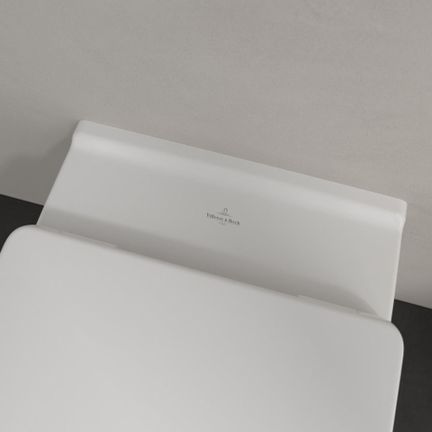 Villeroy & Boch O.novo closet staand BtW - met spoelrand - diepspoel PK CeramicPlus - White Alpine (glans wit) 0124165