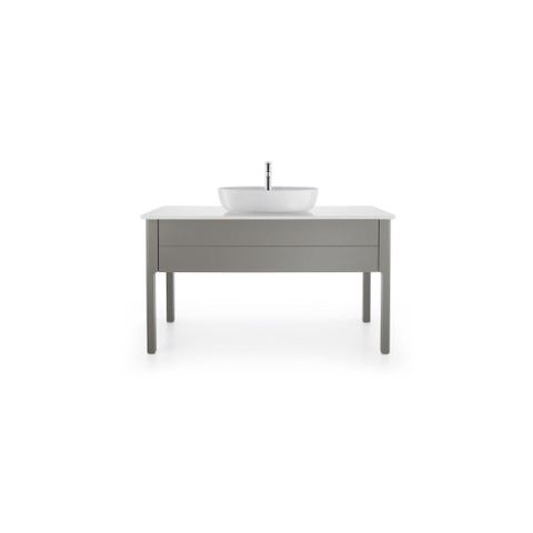 Duravit Luv Opzetwastafel - 60x40cm - met 1 kraangat - zonder overloop - glans wit SW227986