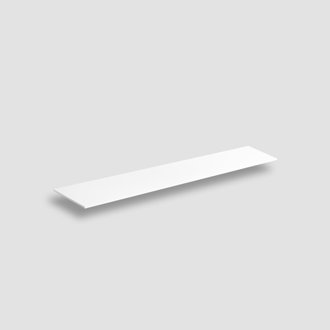 Clou Hammock plan vasque 200x50x1cm pour meuble à tiroirs/cadre sans vasque blanc SW648880