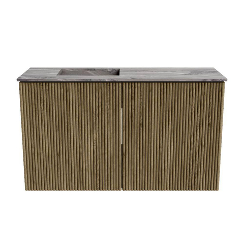 Mondiaz JOYA-DLUX 70cm toiletmeubel - kleur Dusk - Wastafel FAYE positie Links 1 kraangat kleur Sombra. SW1426132