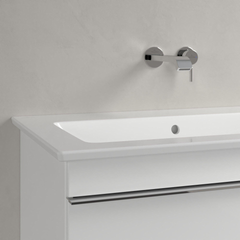 Villeroy & Boch venticello meubelwastafel - 100x50cm - zonder kraangat - met overloop - White Alpine (glans wit) 1025130
