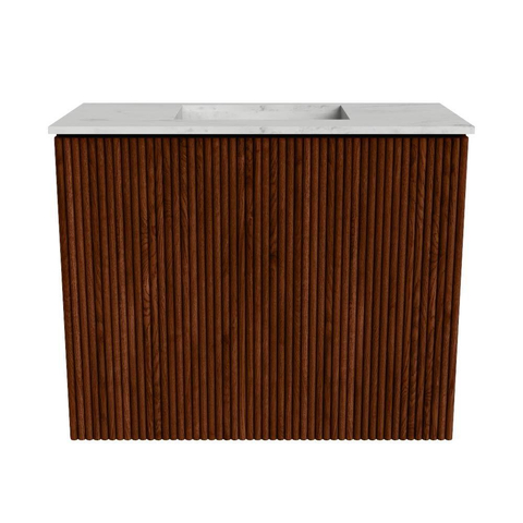 Mondiaz JOYA-DLUX 50cm toiletmeubel - kleur Ruby - Wastafel FAYE positie Midden Zonder kraangat kleur Opalo. SW1423698