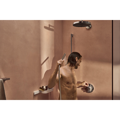 Hansgrohe Wallstoris Opbergbakje - 25x3.9x10cm - mat wit SW651301