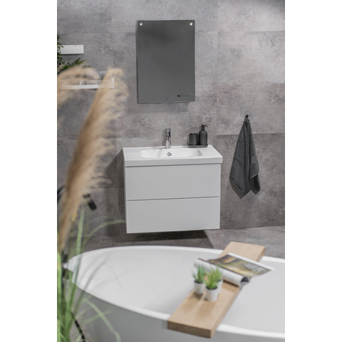 Eurom Sani 400 Mirror spiegel – 70x50 cm – zonder verlichting – infraroodverwarming 400 W – Helder SW656481