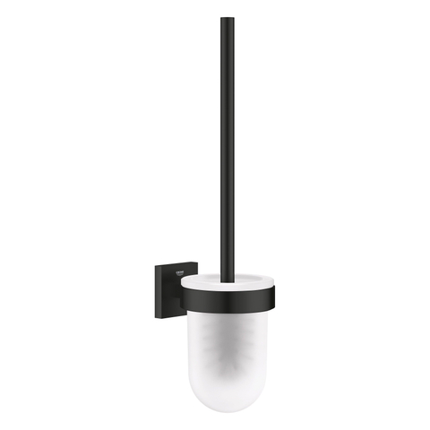 GROHE Start Cube porte-balai WC - carré - mural - sans couvercle - noir mat SW1126848