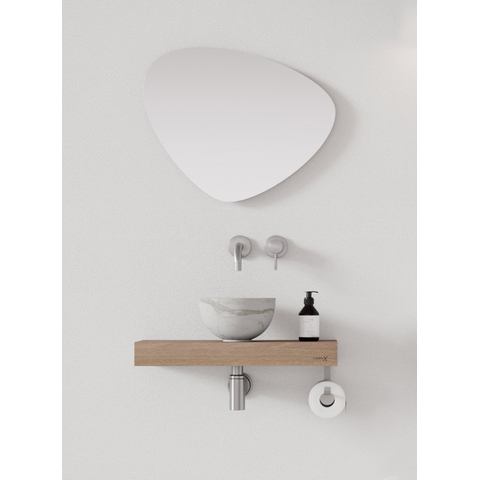 Looox sink collection vasque à poser small diamètre 23 cm Calacatta SW810173