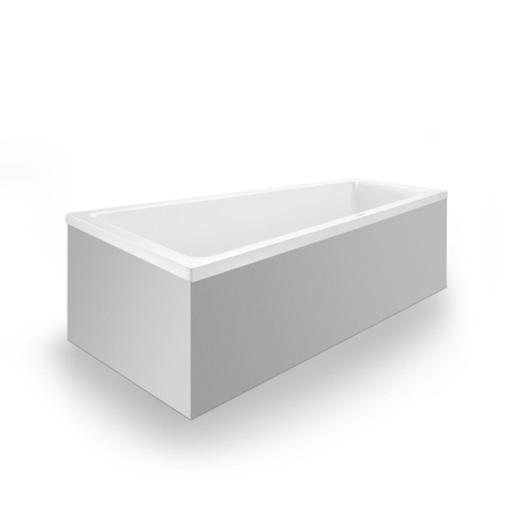 Duravit No.1 Bad offset - 160x85cm hoek links - wit glanzend SW723717