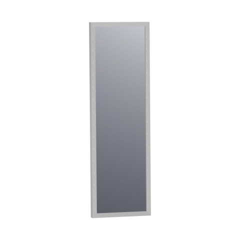 BRAUER Onyx miroir – rectangle – 25 x 80 cm – Aluminium brossé (argent) SW353737