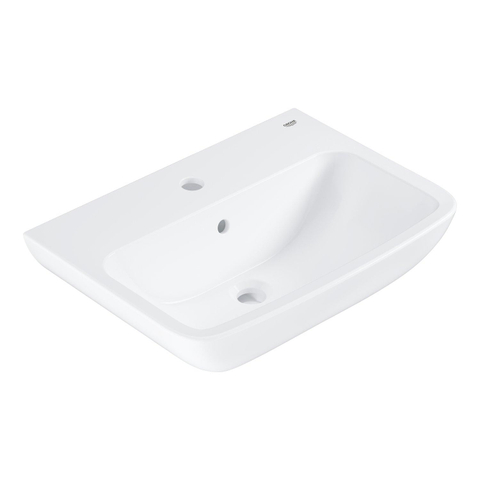 Grohe BauEdge Keramiek Wastafel - 55cm - alpine wit SW862604