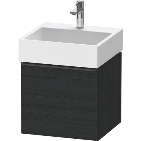 Duravit D-Neo wastafelonderkast 48.4x44x44.2cm 1 lade Eiken (zwart) Mat SW640801