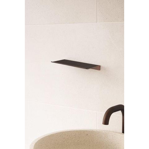 Hotbath &MORE Planchet - 30cm - inclusief bevestigings rails - PVD - geborsteld koper SW1245917