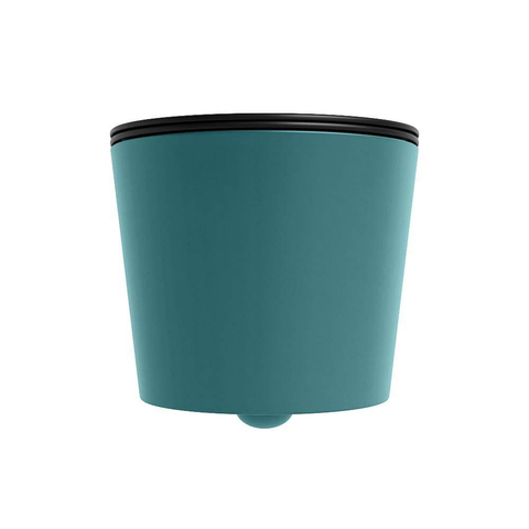 Mondiaz LAVIE WC suspendu – sans bride – 36 x 53 cm – avec abattant softclose – Smag (vert), abattant Urban (noir) SW1208748