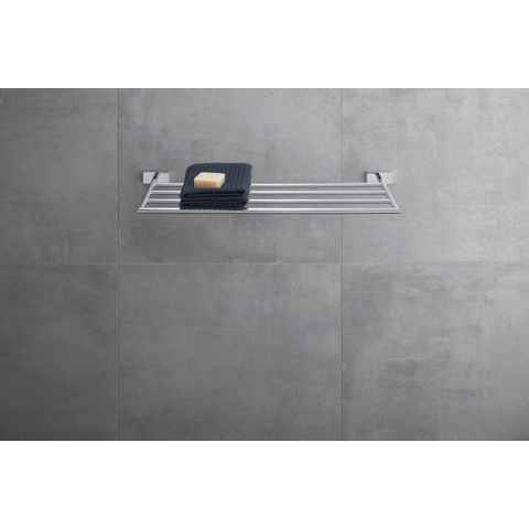 Duravit Karree Badhanddoekrek - 60 cm - hoogglans chroom SW55127