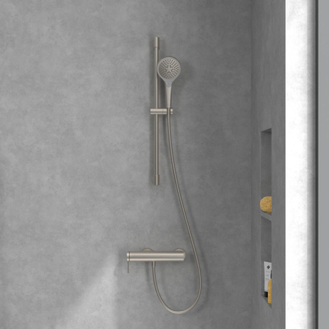 Villeroy & Boch Loop & Friends Mitigeur de douche monocommande - Nickel brossé mat (aspect inox) SW995529