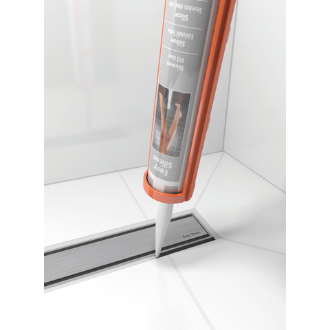 Easy drain easy silicone étanchéité 290ml. couleur inox 2301101