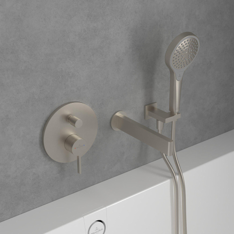 Villeroy & Boch Dawn Mitigeur encastré monocommande - Nickel brossé mat (inox) SW974243