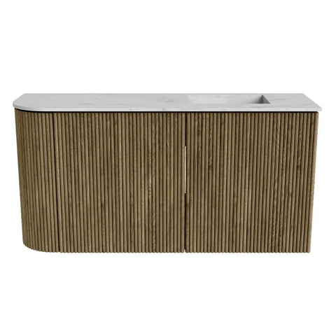 Mondiaz JOYA-DLUX 81.6cm toiletmeubel - ronding links kleur Dusk - Wastafel FAYE positie Rechts 1 kraangat kleur Opalo. SW1423350