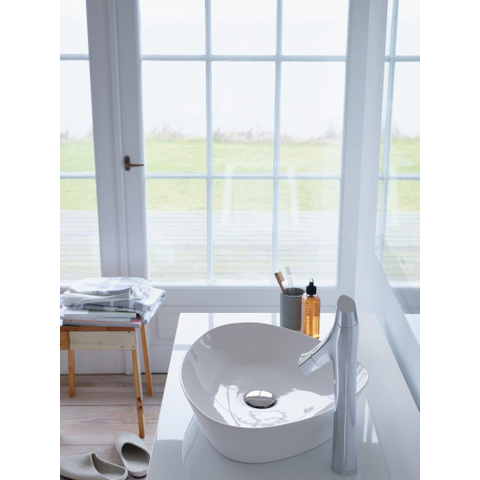 Duravit Cape cod Opzetwastafel - 40.5x50cm - zonder kraangat - zonder overloop - glans wit 0293441