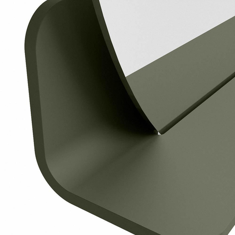 Mondiaz SPOT spiegel – Ø70 cm – met planchet – Army (groen) SW1235486