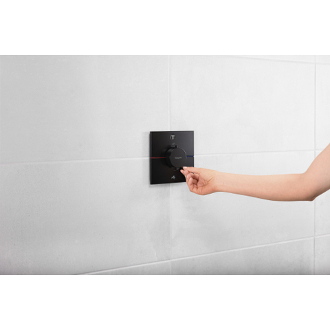 Hansgrohe ShowerSelect Comfort E Thermostaat - inbouw - 2 functies - mat zwart SW918081