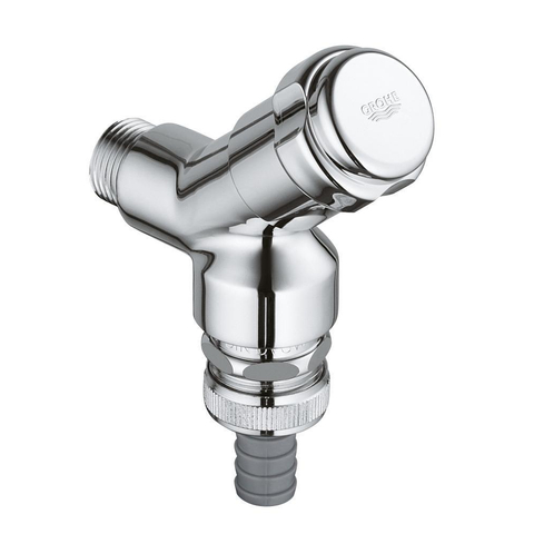 Grohe Eggemann Beluchterkraan - met keerklep - 1/2 inch - chroom 0436371