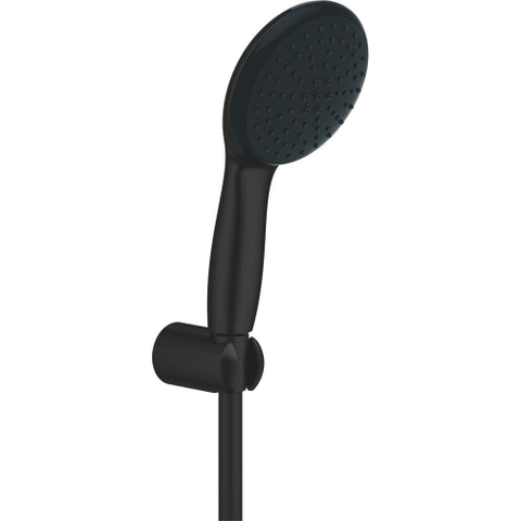 Grohe Start Badmengkraan - omstel - HOH 15cm - met handdoucheset - matte black (mat zwart) SW1177072