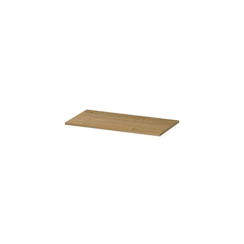INK Topdeck Wastafelblad - 80x40x2cm - tbv onderkast - MDF - Fineer Natur SW439355