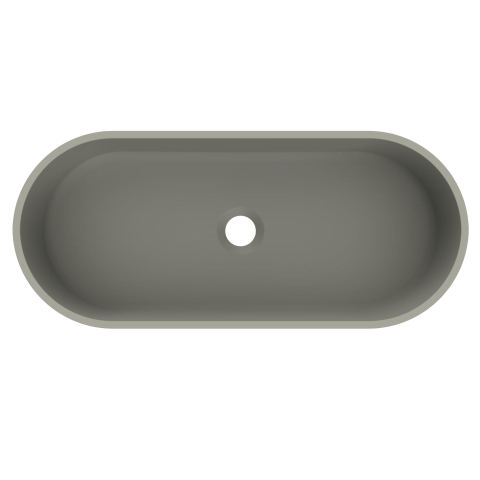 Arcqua Case waskom ovaal 60x26 mat beton SW1080039