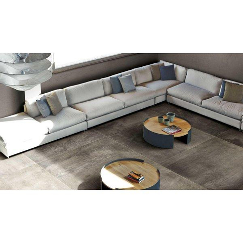 ÉCHANTILLON Ceralto Tavola Accent Carrelage sol et mur 120x120cm 6mm rectifié R10 grès cérame Gris SW976422