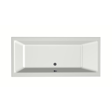 Xenz Kristal Baignoire - 180x80x48 - bonde Centrale - acrylique - blanc mat SW378263