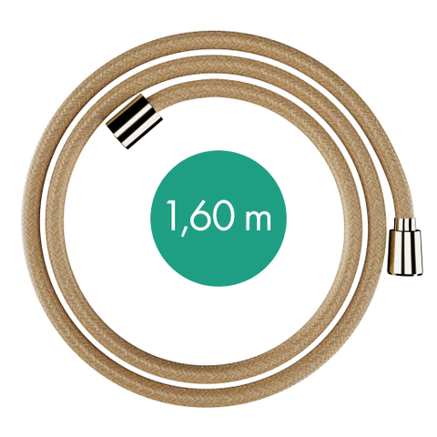 Hansgrohe Designflex Doucheslang textiel - 160 cm - goud SW918391